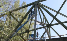 White River Bridge repair work