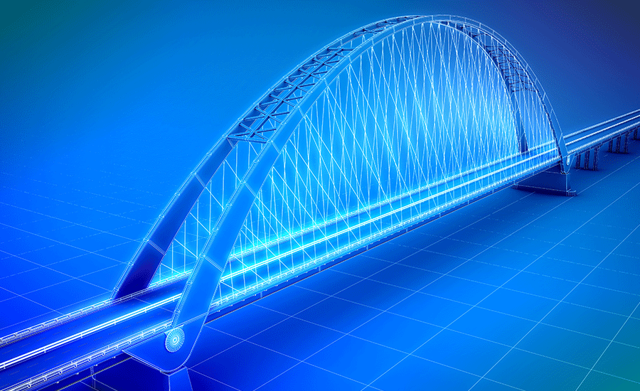 3D bridge model