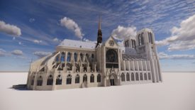 巴黎圣母院3d模型