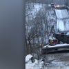 弗里克公园桥倒塌的1月28日。一辆公共汽车在桥上时崩溃