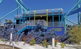 SeaWorld's Electric Eel Roller Coaster