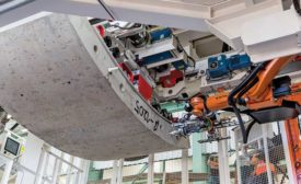 TBM-mounted robotic arm