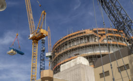 沃格特尔核电站的3号机组正在建设中